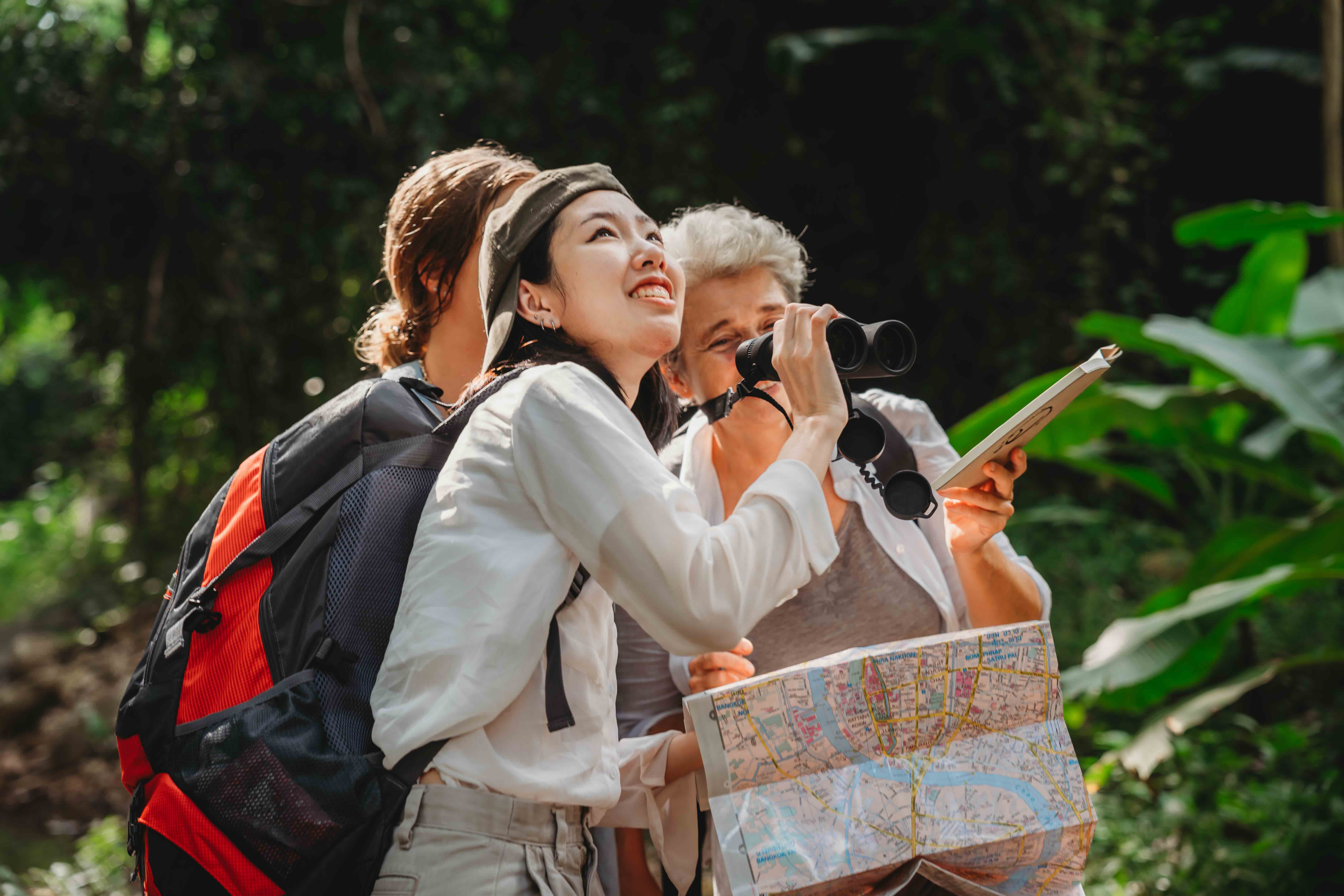 Travelers outdoors, representing destination and tourism leadership